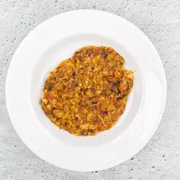 صحن فاصوليا بالبيض